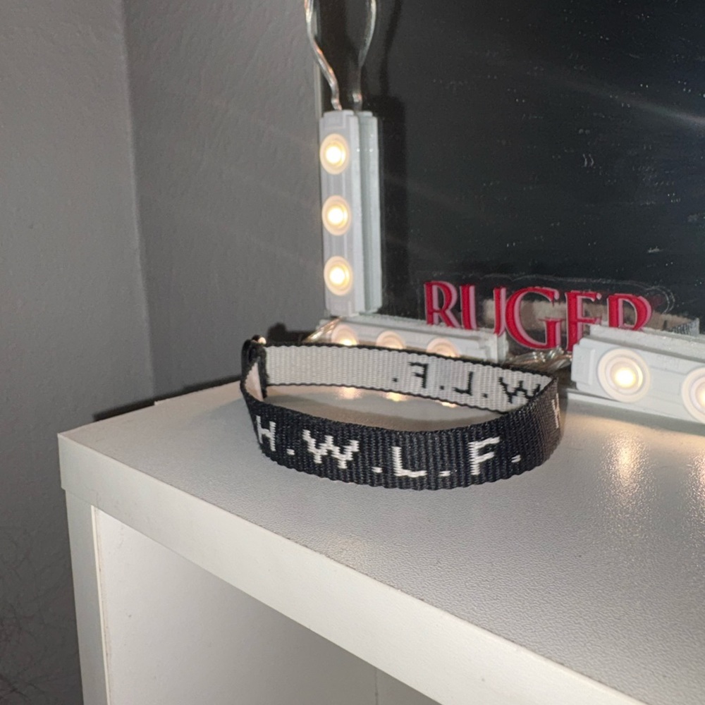 Black and White HWLF Bracelet